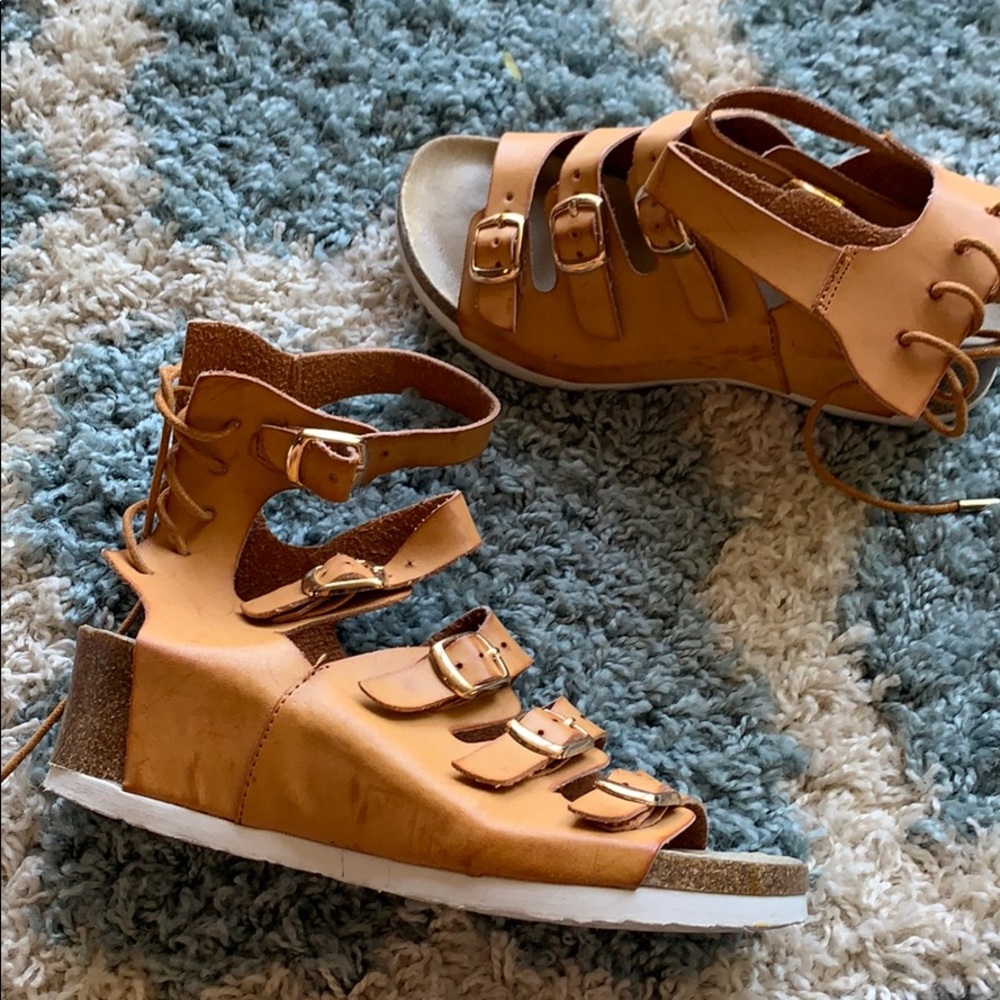 Gently worn sandals